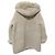 Autre Marque Abrigo de forro polar y piel de zorro VLAB Beige - vista 2