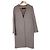 Autre Marque Abrigo sin cuello United Arrows Green Label Relaxing Castaño
