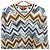 Autre Marque Missoni Chevron Strickpullover aus Woll-Mohair-Mischung Mehrfarben - Ansicht 3