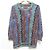 Autre Marque Pull en maille de laine Missoni Chevron Multicolore