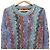 Autre Marque Pull en maille de laine Missoni Chevron Multicolore - vue 3