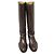 Autre Marque Botas largas de cuero Sartore Castaño - vista 5