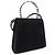 Borsa 2way Salvatore Ferragamo Gancini Borsa in velluto Nero - vista 3