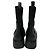 Autre Marque CORSO ROMA 9 Side Gore Rippstrick-Stiefel Schwarz - Ansicht 4