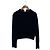 Autre Marque BLUE LABEL CRESTBRIDGE Punto de lana con cuello de perlas Negro