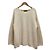 Autre Marque Pullover de malha de alpaca escovada 23ku Branco