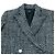 theory NOELLE TWEED Americana de tweed cruzada Negro - vista 5