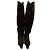Autre Marque Bottes cuissardes en daim extensible FOXEY Marron - vue 5