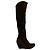 Autre Marque Bottes cuissardes en daim extensible FOXEY Marron - vue 6