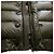 Autre Marque RUSS-K 2way Emblem Short Down Jacket Green Khaki - view 5