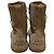 Tod's Tod’s Gommini Leder-Schnürstiefel Beige - Ansicht 4