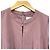 Autre Marque Vestido evasê com cinto e riscas Pin-Stripe Herlipto Roxo - vista 5