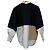 Autre Marque nagonstans asymmetry docking pullover Schwarz - Ansicht 2