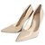 Autre Marque Lackleder-Pumps von Jessica Simpson Beige