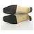 Autre Marque CORSO ROMA 9 Leather Square Toe Short Boots Beige - view 5