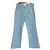 Autre Marque Pantalones de denim Mother THE BOOKIE FLOOD Azul Azul claro