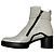 Autre Marque Bottines en cuir ECCO Blanc - vue 9