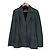 Autre Marque Escada Contrast Stitch Wool Tailored Jacket Brown