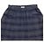 Autre Marque Plantation Karorock mit geraffter Taille Braun Blau Marineblau - Ansicht 3