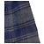 Autre Marque Plantation Karorock mit geraffter Taille Braun Blau Marineblau - Ansicht 6