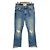 Autre Marque Pantalones vaqueros Mother INSIDER CROP STEP FRAY Azul