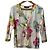 Rebeca con estampado floral LEONARD FASHION Blanco Multicolor