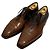 Autre Marque Scarpe eleganti Santoni in coccodrillo Marrone