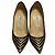 Jimmy Choo Intrecciato Leder-Pumps Schwarz Golden - Ansicht 2