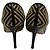 Jimmy Choo Intrecciato Leder-Pumps Schwarz Golden - Ansicht 4