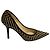 Jimmy Choo Intrecciato Leder-Pumps Schwarz Golden - Ansicht 5