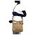 Borsa a tracolla COACH Signature Canvas/Leather Beige D'oro - vista 6