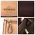 Cartera larga de piel Signature Coach Beige - vista 5