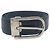 Alfred Dunhill Dunhill Leder-Metall-Gürtel Schwarz Silber