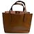 Tory Burch Blake Leder 2-Way Tasche Braun - Ansicht 2