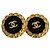 Chanel Coco Mark Ohrringe Golden