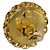 Chanel Coco Mark Ohrringe Golden - Ansicht 2