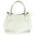 Saco Tote Prada em couro Vitello Daino Branco - vista 2