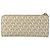 Michael Kors Jet Set Travel PVC Geldbörse lang Braun Weiß - Ansicht 2