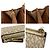 Michael Kors Jet Set Travel PVC Geldbörse lang Braun Weiß - Ansicht 7