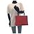 Borsa 2way in pelle Bamboo Gucci Nero Rosso - vista 7