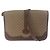 Borsa a tracolla in pelle Gucci Sherry Line Marrone