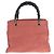 Borsa Tote in pelle Gucci Bamboo Rosa - vista 2