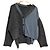 Autre Marque Cardigan ayane Docking Castaño Gris antracita