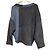 Autre Marque Cardigan ayane Docking Castaño Gris antracita - vista 2