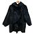 Chaqueta drapeada de piel de conejo Armani Collezioni Negro