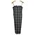 Autre Marque UNITED ARROWS Kariertes Camisole-Kleid Braun