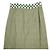 Gonna Dries Van Noten SOLE 8227 in viscosa e cotone Verde - vista 7