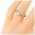 Autre Marque Pt900 Diamantring Silber - Ansicht 5