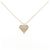 Autre Marque Collana Cuore con Diamanti Au750 D'oro