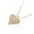 Autre Marque Collana Cuore con Diamanti Au750 D'oro - vista 3